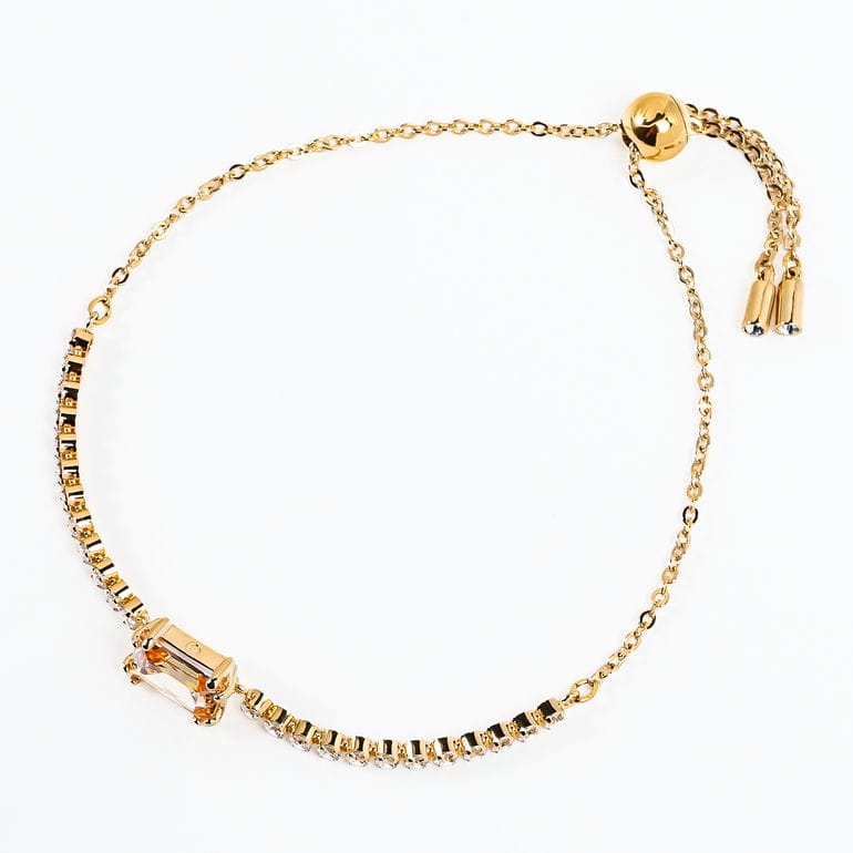 スワロフスキー SWAROVSKI ブレスレット Matrix Tennis マトリックス テニス クリア ゴールド 5730699 ジュエリー アクセサリー【スペシャルラッピング660円(別売り)】