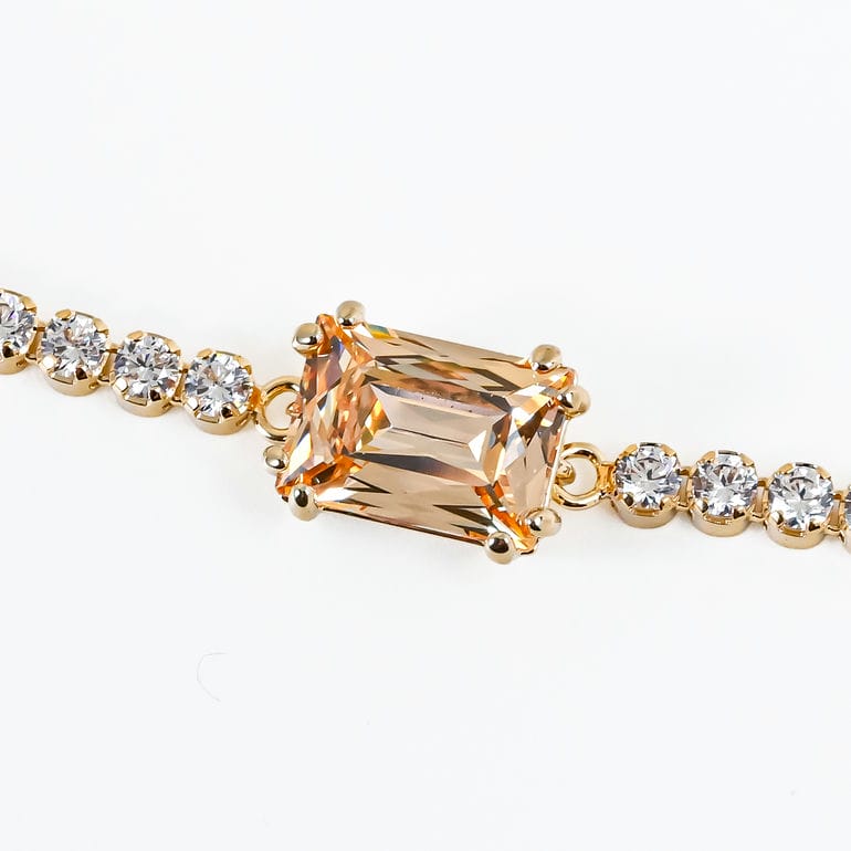 スワロフスキー SWAROVSKI ブレスレット Matrix Tennis マトリックス テニス クリア ゴールド 5730699 ジュエリー アクセサリー【スペシャルラッピング660円(別売り)】