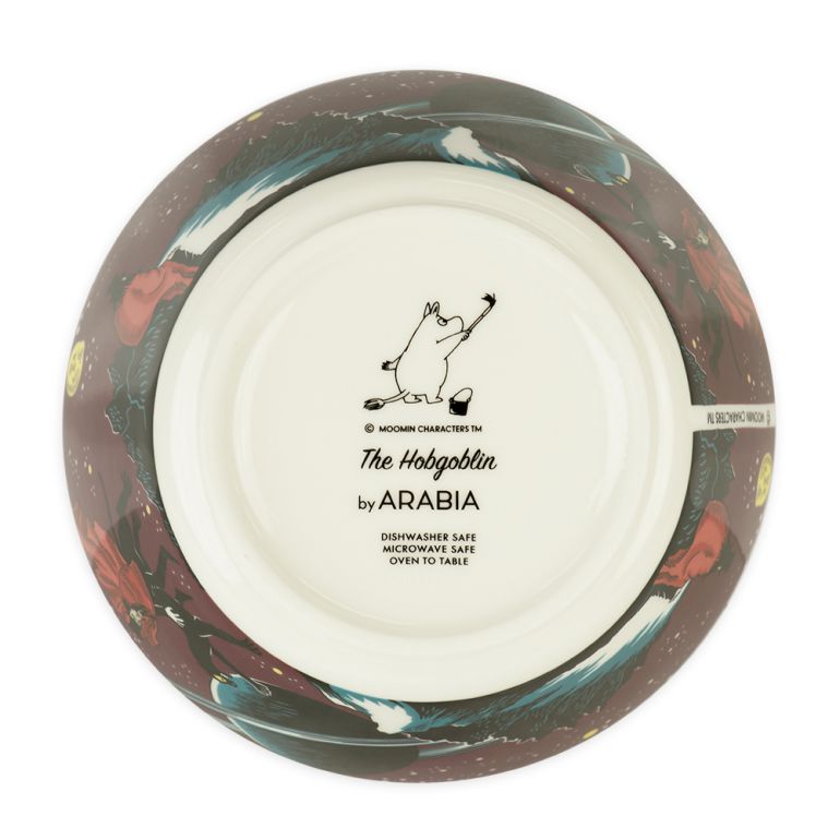 アラビア ボウル 絵皿 15cm ムーミンコレクション 飛行おに Hobgoblin purple 1025545 北欧食器 洋食器【スペシャルラッピング660円(別売り)】