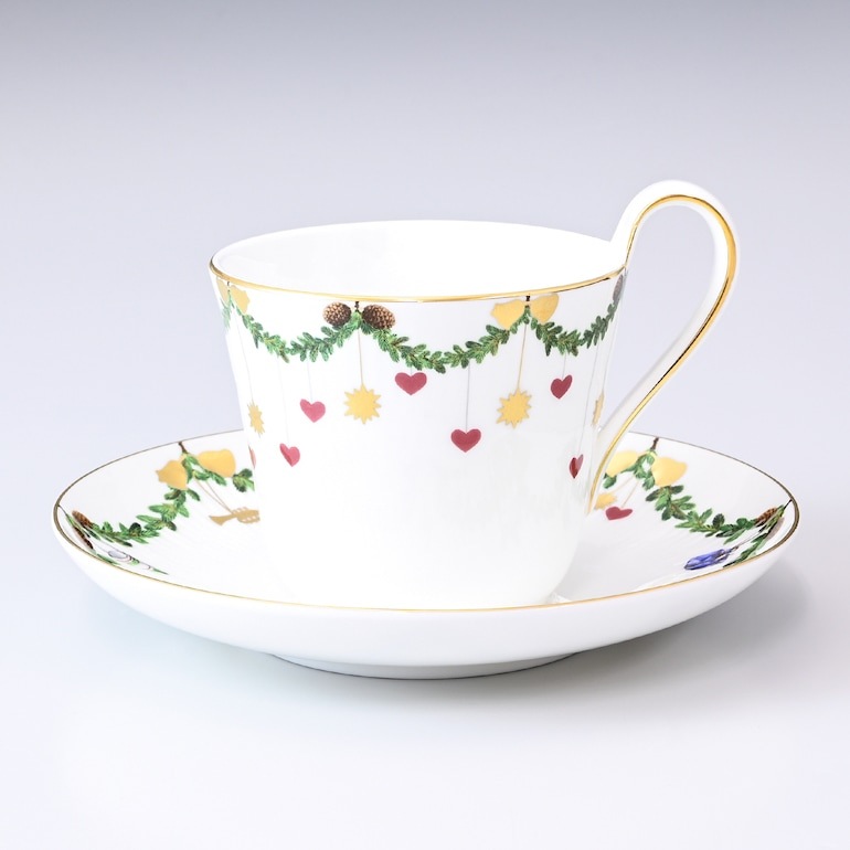 【スペシャルラッピング付き】【純正紙袋付き】ロイヤルコペンハーゲン Royal Copenhagen スターフルーテッド カップ 全3種 クリスマス 選べるクリスマススペシャルラッピング