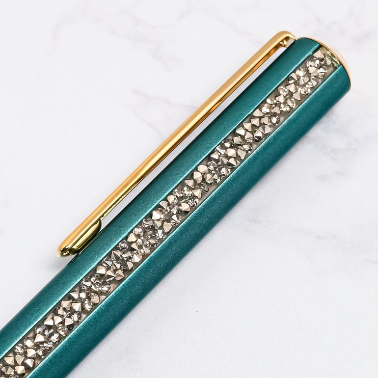 【名入れ可有料】スワロフスキー SWAROVSKI ボールペン Crystal Shimmer Glide クリスタル シマー グライド グリーン 5707708 筆記具 高級