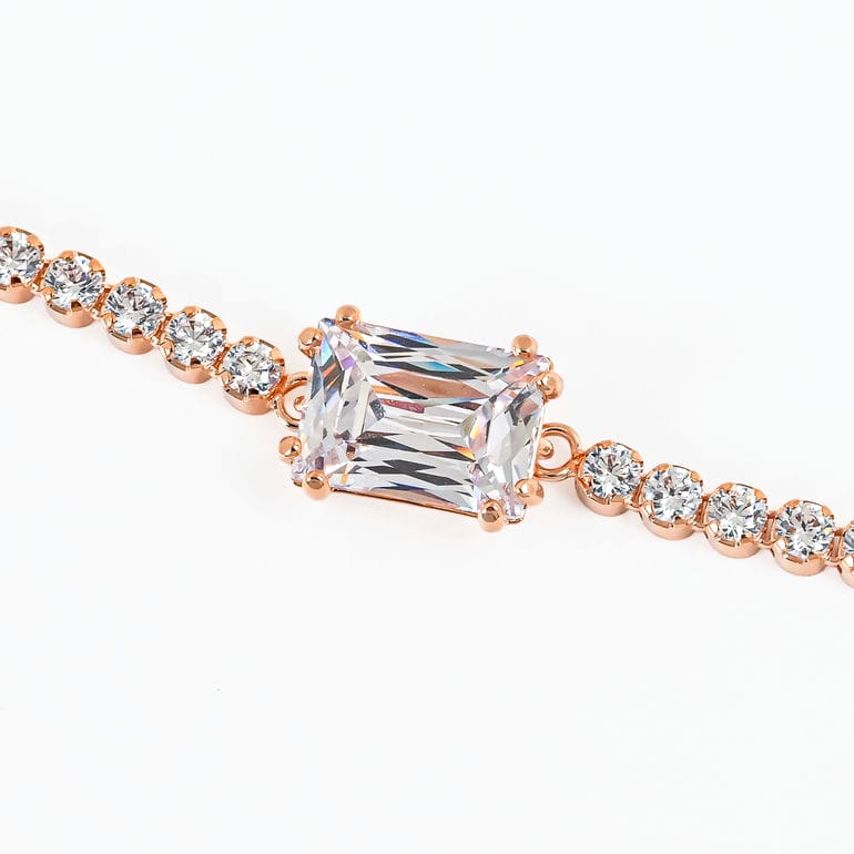 スワロフスキー SWAROVSKI ブレスレット Matrix Tennis マトリックス テニス クリア ローズゴールド 5730706 ジュエリー アクセサリー【スペシャルラッピング660円(別売り)】