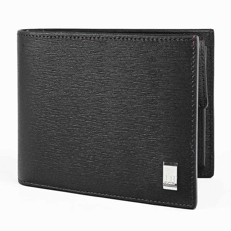 【未使用級】ダンヒル　dunhill 小銭入れ ケース　ダークブラウン ダンヒル dunhill 二つ折り財布 小銭入れ付 サイドカー レザー