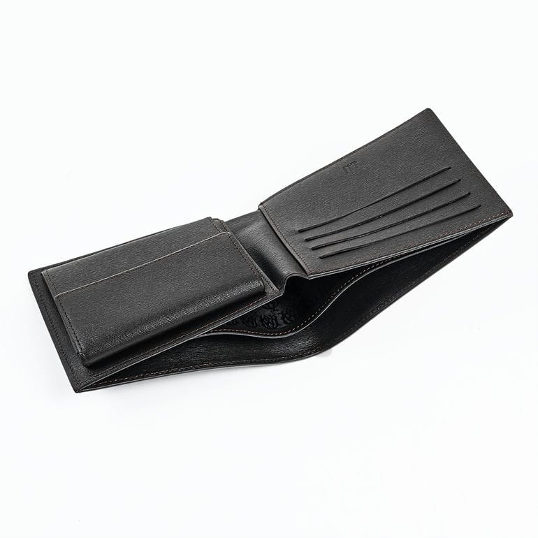 ダンヒル dunhill 二つ折り財布 小銭入れ付 サイドカー レザー