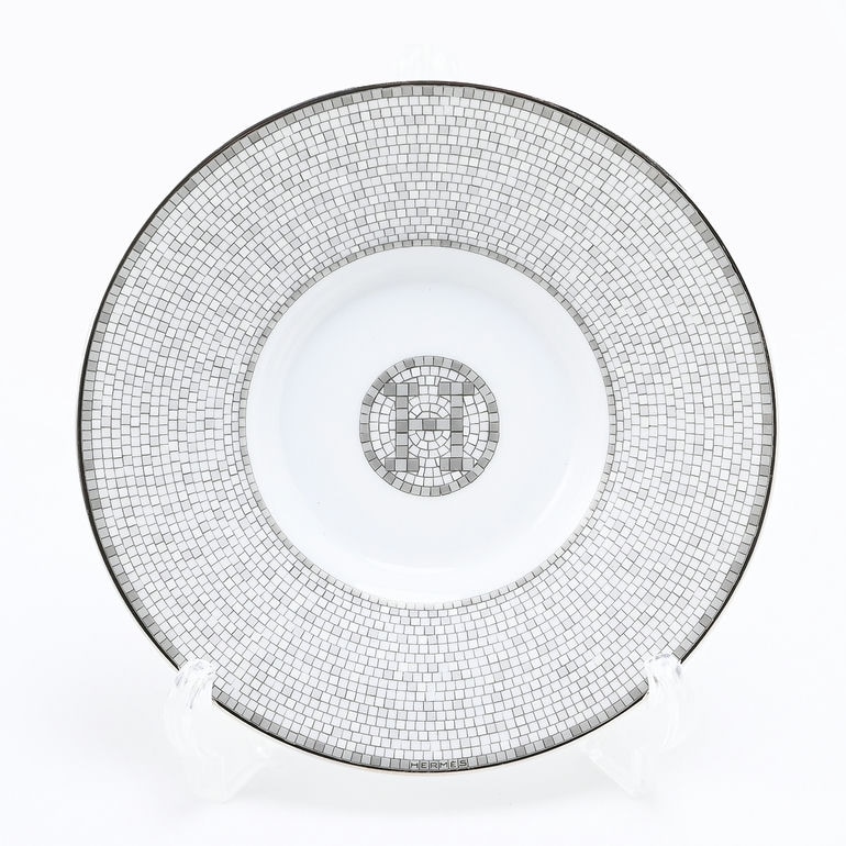 エルメス HERMES モザイク ヴァンキャトル プラチナ 35017P2 コーヒー