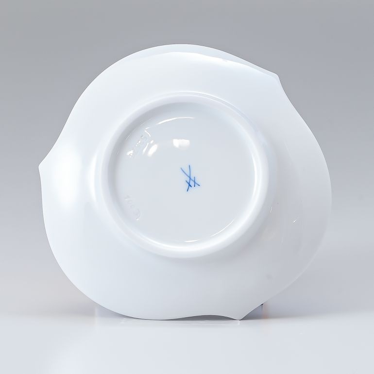 新品 マイセン アルペンフラワー 波の戯れ ファンシーディッシュ1枚、1級品 新品 マイセン アルペンフラワー 波の戯れ ファンシーディッシュ