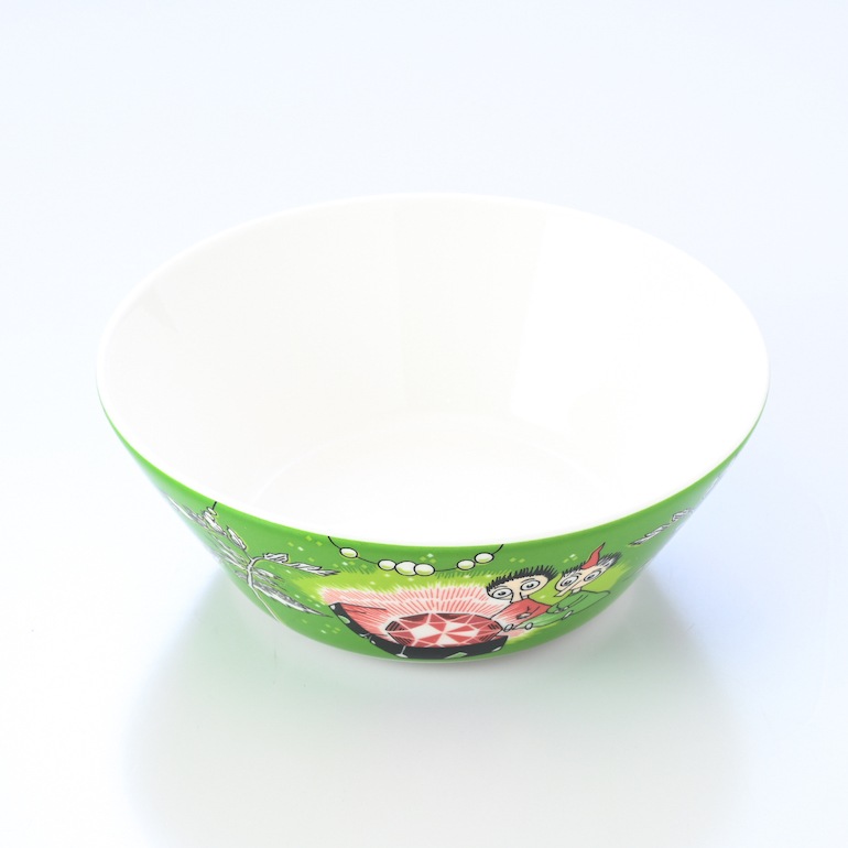 アラビア ボウル 絵皿 15cm ムーミンコレクション トフスランとビフスラン Thingumy and Bob green 1025548 北欧食器 洋食器 名入れ可有料【スペシャルラッピング660円(別売り)】