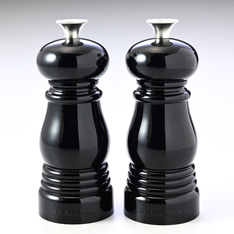 ルクルーゼ ミニ ソルト&ペッパーミルセット 12.5cm Le Creuset ル・クルーゼ ブラックオニキス 96002500140000 洋食器【スペシャルラッピング660円(別売り)】