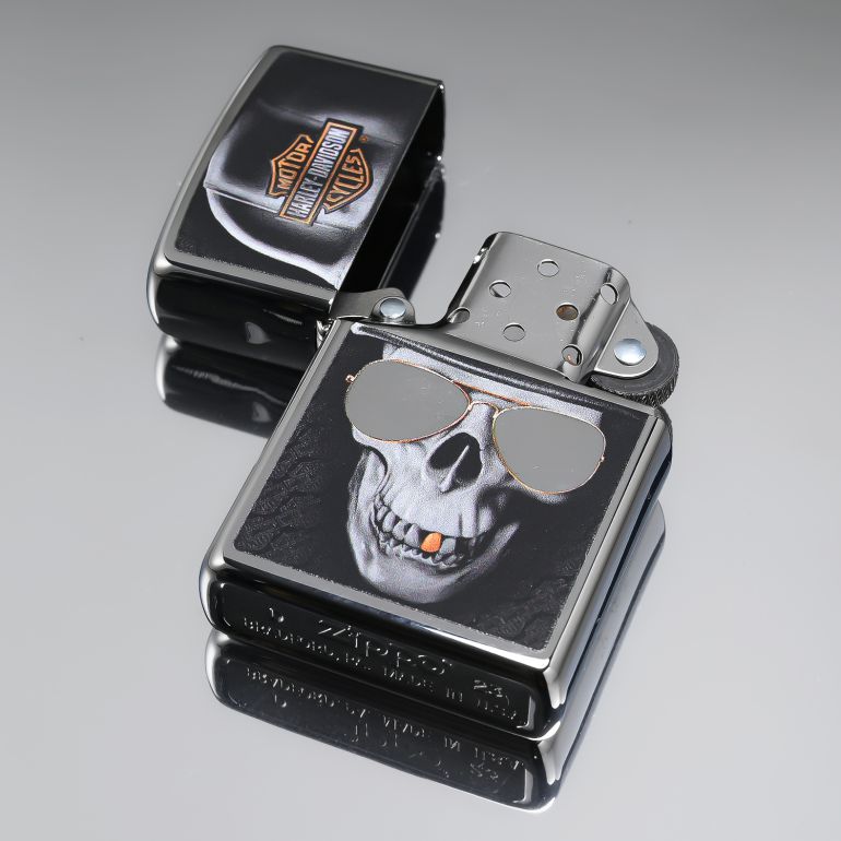 ZIPPO ジッポー ライター ジッポ ハーレーダビッドソン ヘルメット付き