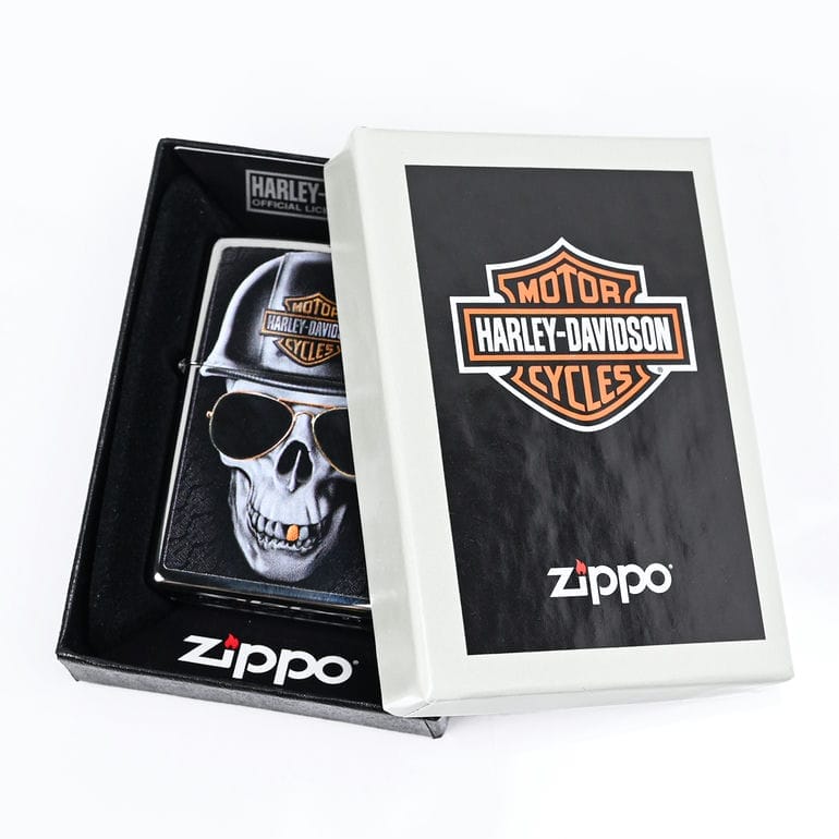 ZIPPO ジッポー ライター ジッポ ハーレーダビッドソン ヘルメット付き