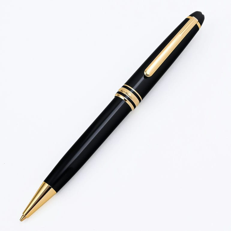 モンブラン MONTBLANC シャーペン ツイスト式  シャープペンシル 0.5mm マイスターシュテュック クラシック ブラック×ゴールド 132456(12746) 名入れ可有料 【2年間メーカー国際保証付】 名入れギフト 文房具【スペシャルラッピング660円(別売り)】
