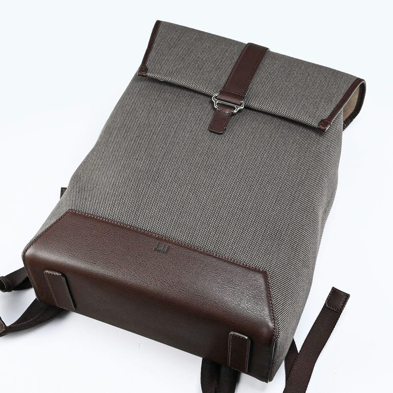 ダンヒル dunhill リュック バッグ バックパック 1893 ウーブン ハーネス メンズ ブラウン 24R3115HU236 英国 父の日