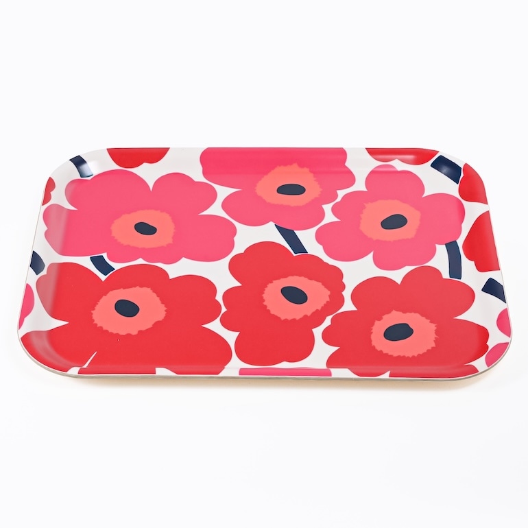 マリメッコ marimekko トレイ お盆 MINI UNIKKO ミニウニッコ ホワイト