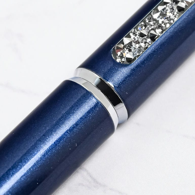 【名入れ可有料】スワロフスキー SWAROVSKI ボールペン Crystal Shimmer Glide クリスタル シマー グライド ブルー 5707709 筆記具 高級