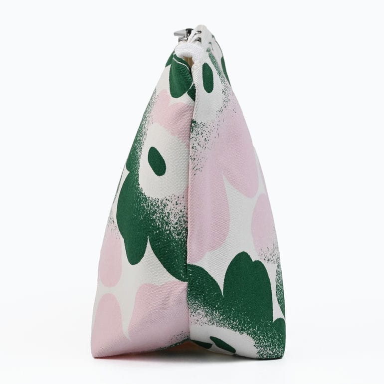 【刺しゅう名入れ可有料】マリメッコ marimekko ポーチ 小物入れ コスメティックポーチ 化粧ポーチ 旅行ポーチ Haivahdys Kait ミニ ウニッコ グリーン ピンク 73996 073996 136 北欧雑貨 北欧デザイン ネコポス限定 送料無料