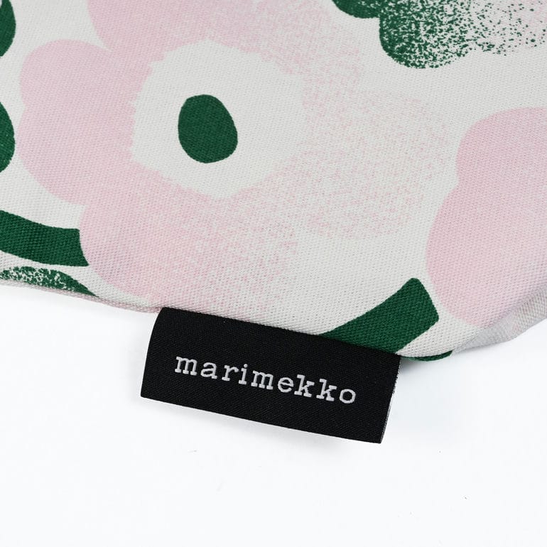【刺しゅう名入れ可有料】マリメッコ marimekko ポーチ 小物入れ コスメティックポーチ 化粧ポーチ 旅行ポーチ Haivahdys Kait ミニ ウニッコ グリーン ピンク 73996 073996 136 北欧雑貨 北欧デザイン ネコポス限定 送料無料