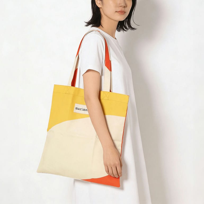 【名入れ可有料】マリメッコ marimekko トートバッグ サバンナ ファブリック レディース 北欧雑貨 北欧デザイン ネコポス限定<br>【スペシャルラッピング660円(別売り)】