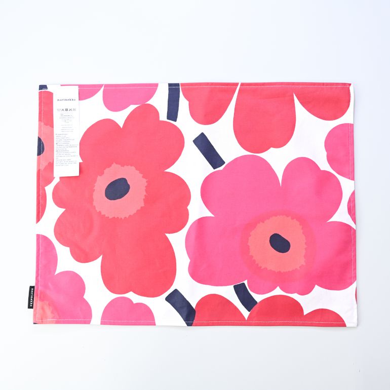 マリメッコ marimekko プレイスマット ランチョンマット PIENI UNIKKO ピエニ ウニッコ レッド×ホワイト 071694 001 北欧雑貨 北欧デザイン