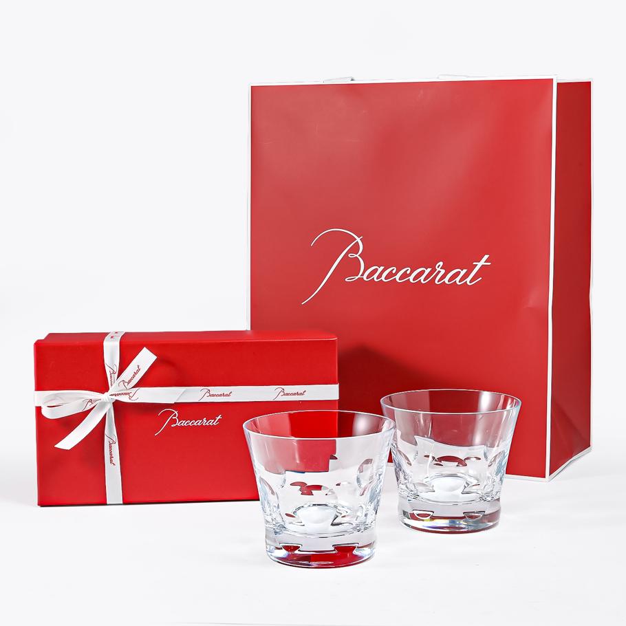 【名入れ可有料】バカラ Baccarat ギフトセット ベルーガ タンブラー オールドファッション ロックグラス (大) 9.3cm 350cc ペアグラス 2104387 【熨斗対応】 洋食器 <br>【スペシャルラッピング660円(別売り)】