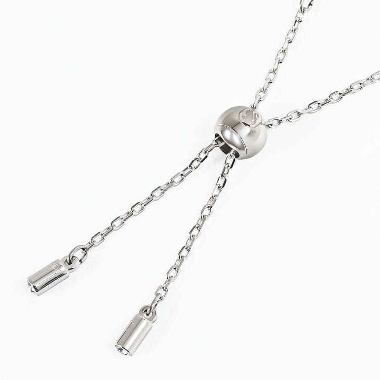 スワロフスキー　ブレスレット　Una Angelic　シルバー色金具 Una Angelic bracelet, Round cut, Small, White, Rhodium plated