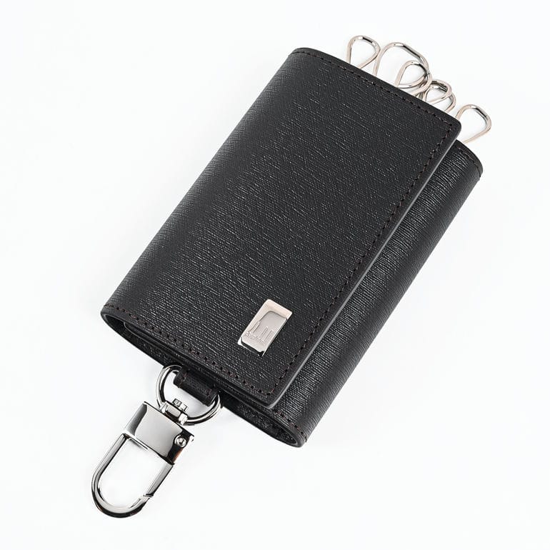 未使用　美品ダンヒル　dunhill　6連キーケース　ウィンザー　PVC×レザー 未使用 美品ダンヒル dunhill 6連キーケース ウィンザー PVC×レザー