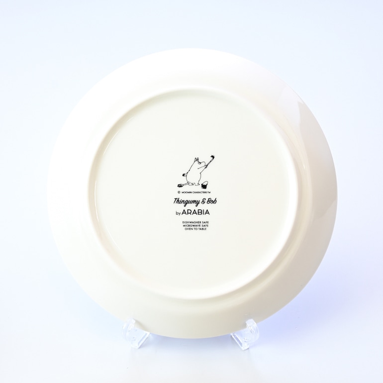 アラビア プレート 絵皿 19.5cm ムーミンコレクション トフスランとビフスラン Thingumy and Bob green 1025549 北欧食器 洋食器 名入れ可有料【スペシャルラッピング660円(別売り)】