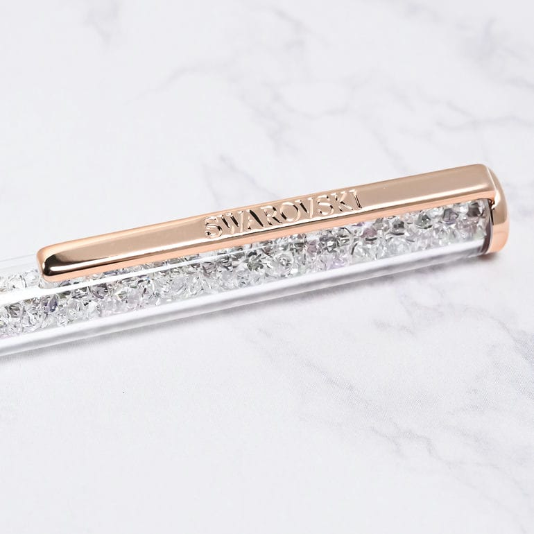 【名入れ可有料】スワロフスキー SWAROVSKI ボールペン スリムタイプ Crystalline Silk クリスタルライン シルク ピンク 5709614 筆記具 高級
