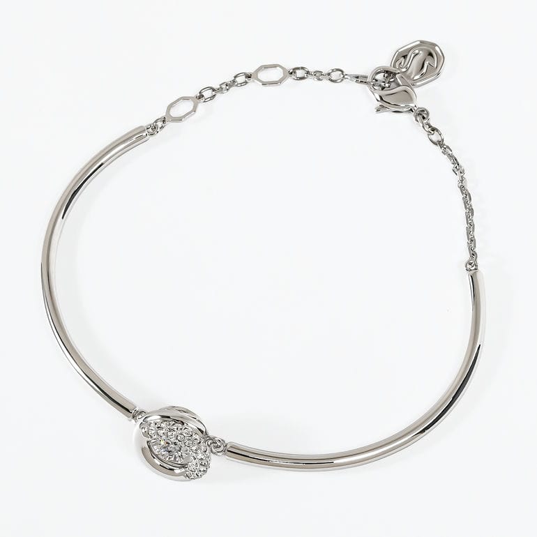 スワロフスキー SWAROVSKI ブレスレット バングル Dextera クリア シルバー 5733999 ジュエリー アクセサリー【スペシャルラッピング660円(別売り)】