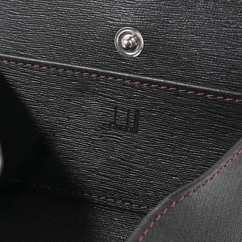 ダンヒル dunhill コインケース 小銭入れ サイドカー レザー メンズ ダークブラウン DUFP8000E 英国<br>【スペシャルラッピング660円(別売り)】