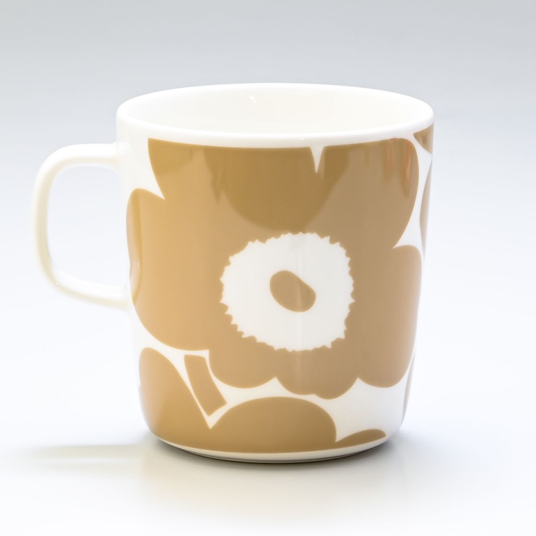 marimekko - マリメッコ　ウニッコ　ラテマグ　 ホワイト　ベージュ　ペア箱入り marimekko - マリメッコ ウニッコ ラテマグ ホワイト ベージュ
