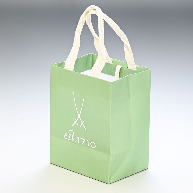 【袋のみの購入不可】マイセン ドイツ本国の紙袋 Sサイズ H23cm×W18cm×D13cm ※対象のマイセン商品と同時購入