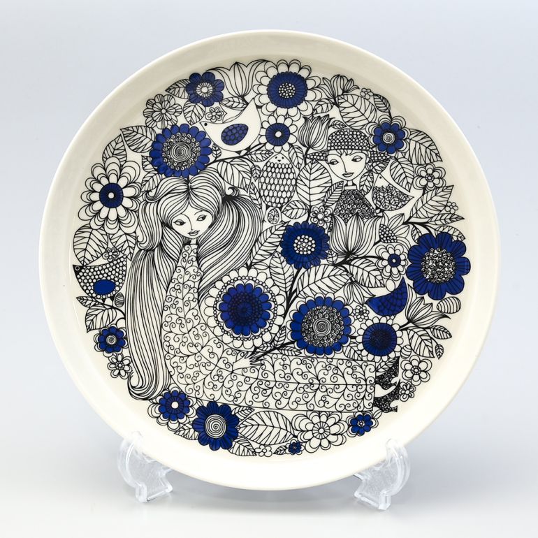 アラビア ARABIA パストラーリ ブルー プレート 24cm 1026814 北欧食器 洋食器【スペシャルラッピング660円(別売り)】