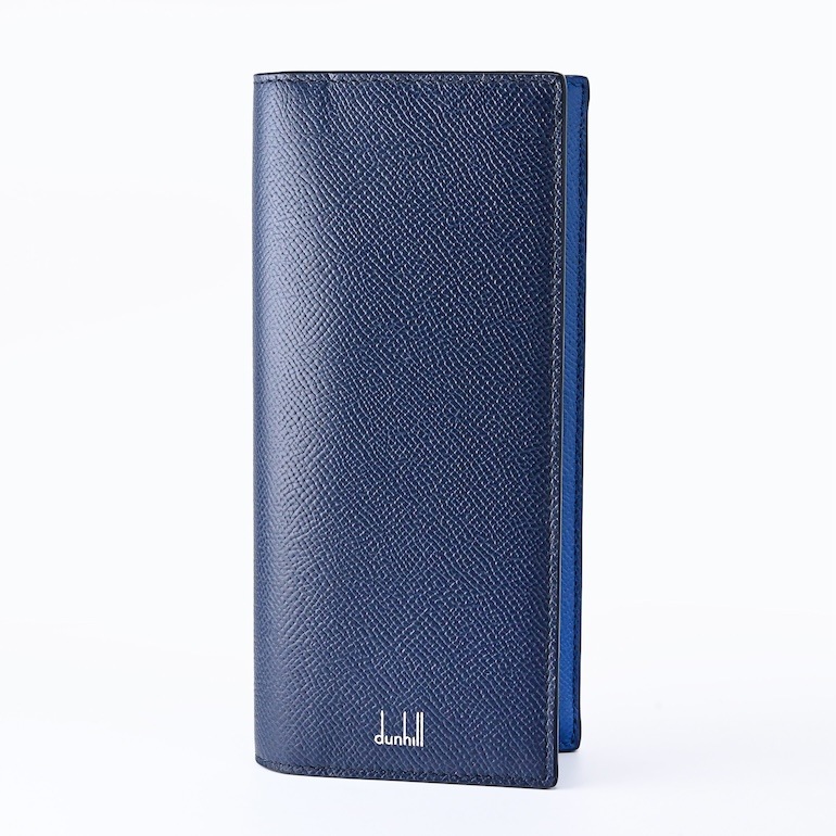 ダンヒル dunhill 財布 長財布 メンズ CADOGAN カドガン レザー ネイビー DU18F2100CA410 名入れ可有料 箔押し<br>【スペシャルラッピング660円(別売り)】