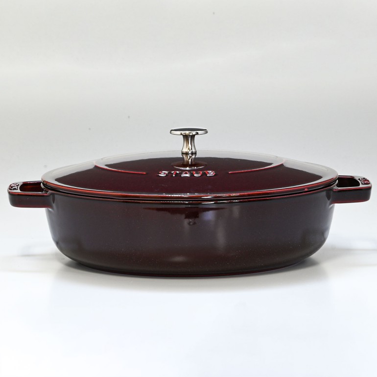 STAUB ブレイザー・ソテーパン28cm チェリーレッド