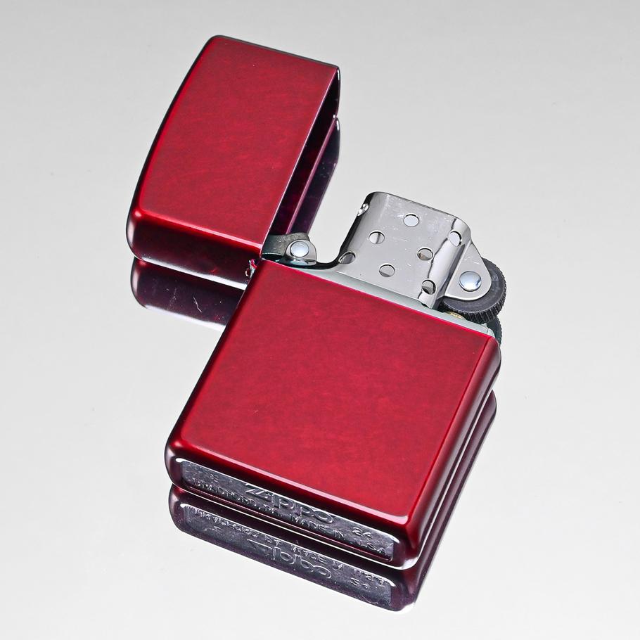 名入れ可有料】ZIPPO ジッポー ギフトセット ライター Candy Apple RED