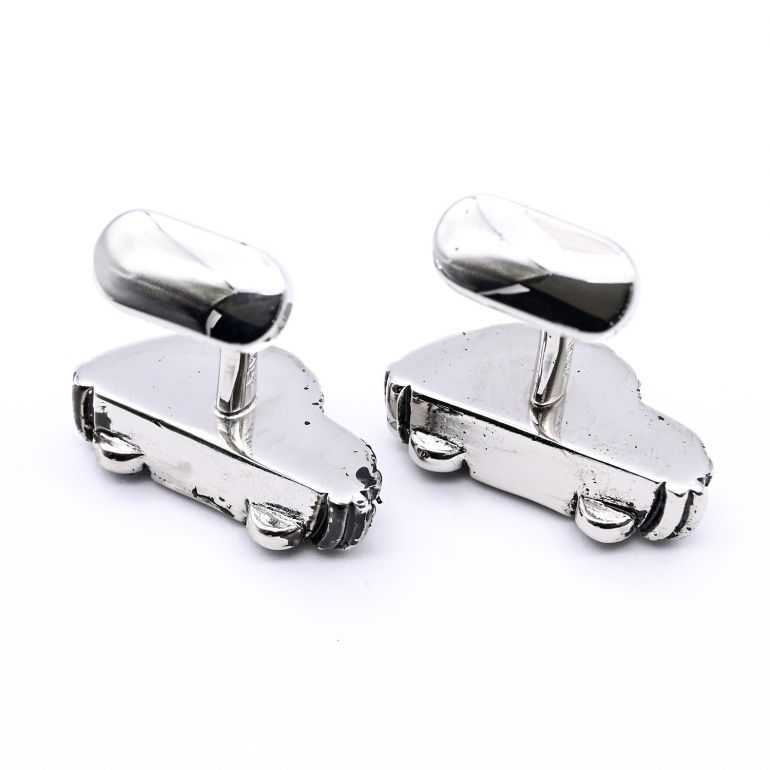 モンアート MONART カフス メンズ カフリンクス カフスボタン クラシックカー シルバー VEHICLE RG K 69 Made in Italy 名入れ可有料 正規代理店