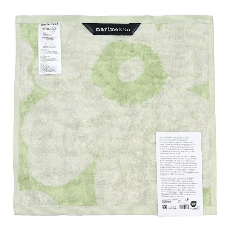 【刺しゅう名入れ可有料】マリメッコ marimekko ハンドタオル 30cm ミニタオル ハンカチ ウニッコ MINIPYYHE グリーン 73524 073524 160 北欧雑貨 北欧デザイン 【スペシャルラッピング660円(別売り)】