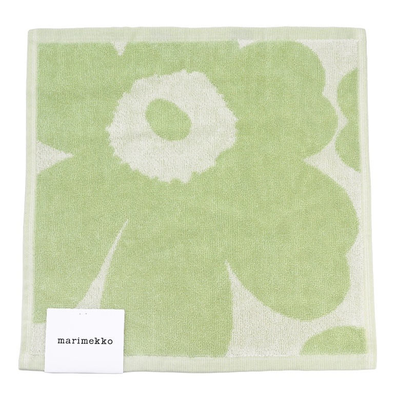 【刺しゅう名入れ可有料】マリメッコ marimekko ハンドタオル 30cm ミニタオル ハンカチ ウニッコ MINIPYYHE グリーン 73524 073524 160 北欧雑貨 北欧デザイン 【スペシャルラッピング660円(別売り)】