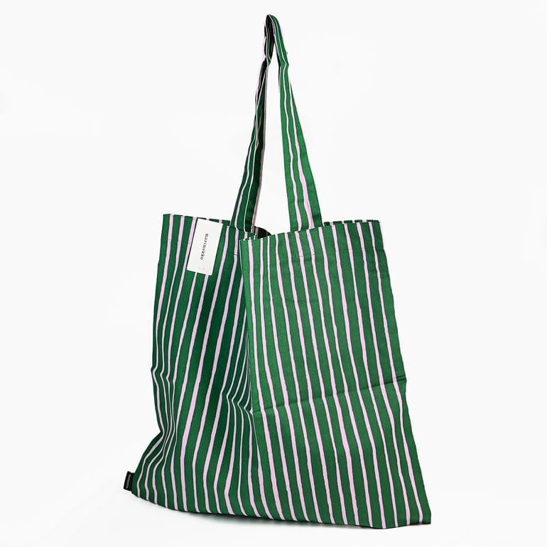 【刺しゅう名入れ可有料】マリメッコ marimekko トートバッグ ピッコロ Piccolo ファブリックバッグ レディース グリーン 73875 073875 857 北欧雑貨 北欧デザイン  クロネコゆうパケット限定 送料無料<br>【スペシャルラッピング660円(別売り)】