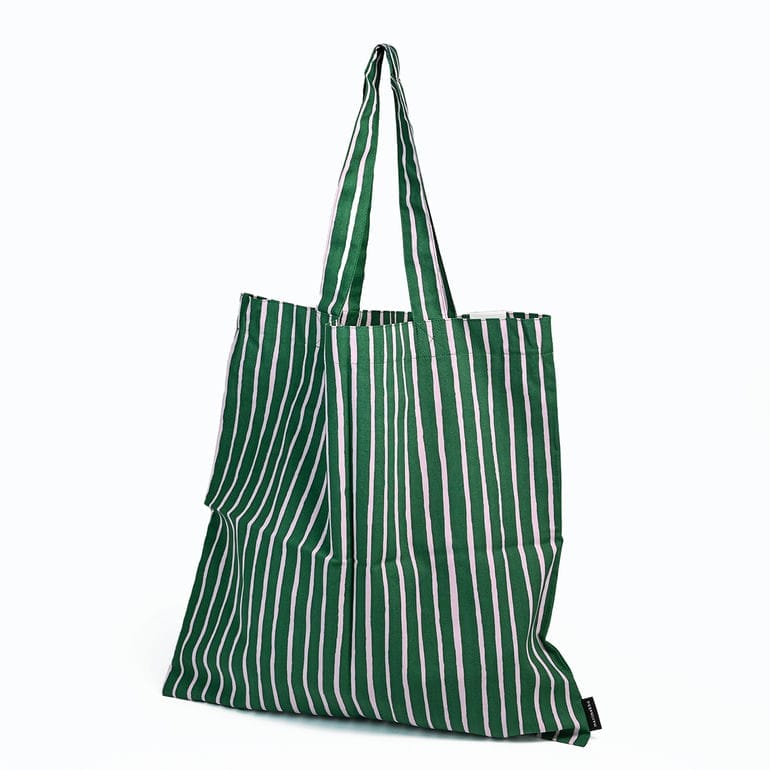 【刺しゅう名入れ可有料】マリメッコ marimekko トートバッグ ピッコロ Piccolo ファブリックバッグ レディース グリーン 73875 073875 857 北欧雑貨 北欧デザイン  クロネコゆうパケット限定 送料無料<br>【スペシャルラッピング660円(別売り)】