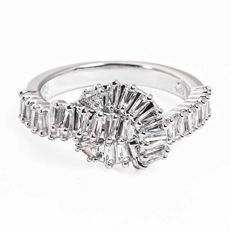 スワロフスキー SWAROVSKI リング 指輪 11号 Matrix マトリックス クリア シルバー 5727119 ジュエリー アクセサリー【スペシャルラッピング660円(別売り)】