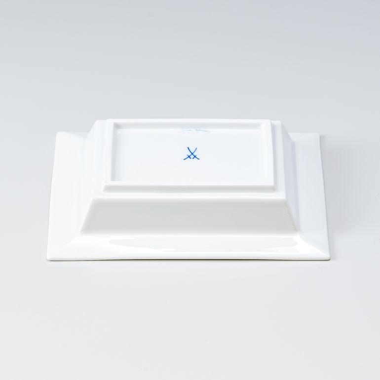 マイセン 剣マーク コレクション 双剣 スクエアディッシュ プレート 16