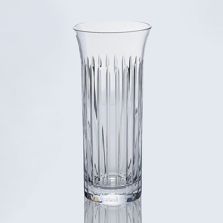 バカラ 名入れ対応 Baccarat ベース 花瓶 フローラ FLORA ベースビゾー 18cm 2613138 【白の無地箱 単品販売】 インテリア オブジェ 置物 洋食器 <br>【スペシャルラッピング660円(別売り)】