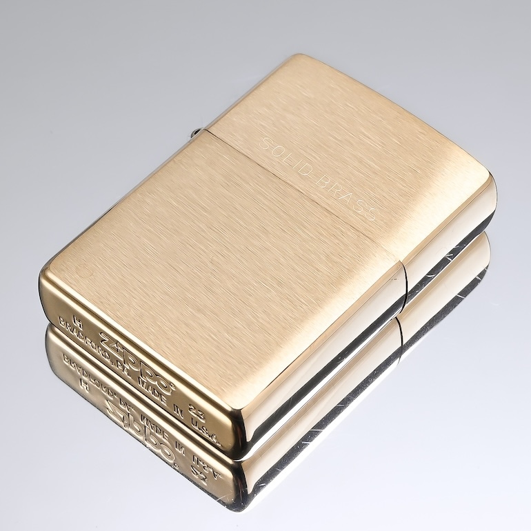 ZIPPO ジッポー ライター ジッポ REG BR FIN SLD BRSS レギュラー