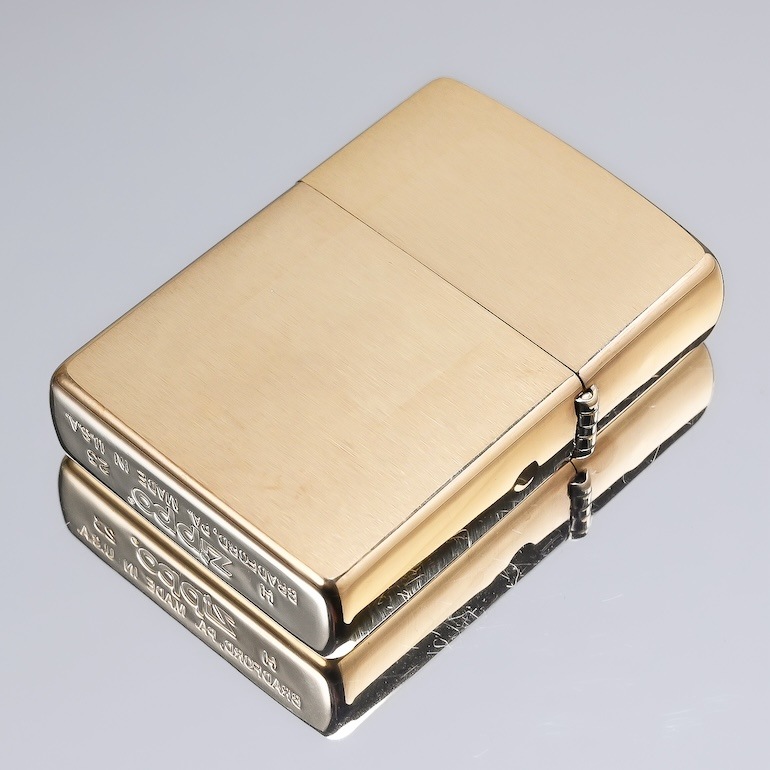 ZIPPO ジッポー ライター ジッポ REG BR FIN SLD BRSS レギュラー
