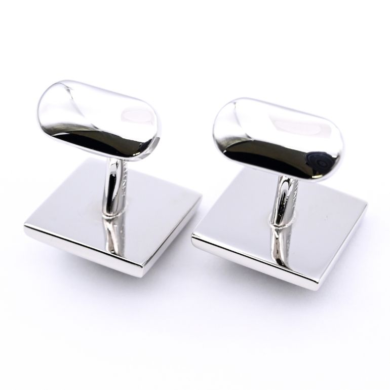 モンアート MONART カフス メンズ カフリンクス カフスボタン ピラミッドスタッズ型 シルバー BOLOGNA RGEV2 F3 Made in Italy 名入れ可有料 正規代理店