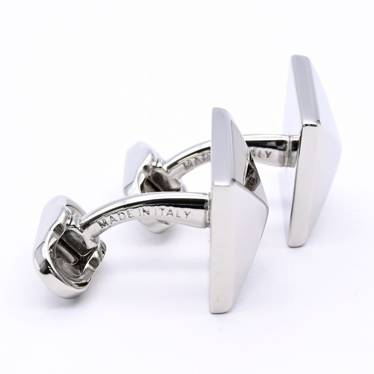 モンアート MONART カフス メンズ カフリンクス カフスボタン ピラミッドスタッズ型 シルバー BOLOGNA RGEV2 F3 Made in Italy 名入れ可有料 正規代理店