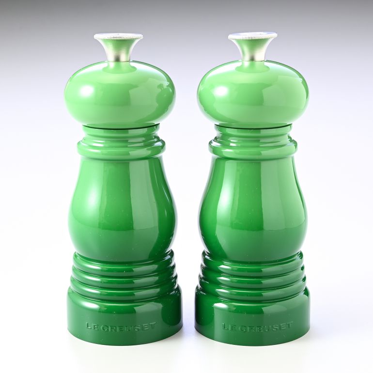 ルクルーゼ ミニ ソルト&ペッパーミルセット 12.5cm Le Creuset ル・クルーゼ バンブーグリーン 44900114080000 洋食器