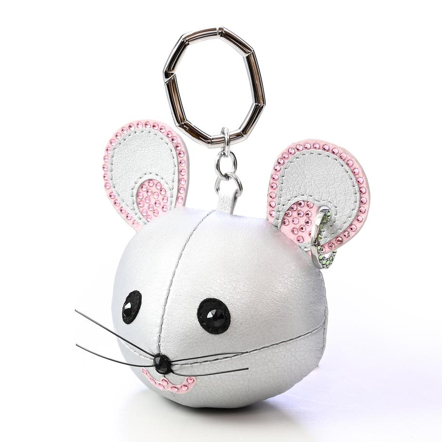 スワロフスキー SWAROVSKI キーリング キーホルダー レディース バッグチャーム Icons ネズミ 子年 5650129【スペシャルラッピング660円(別売り)】