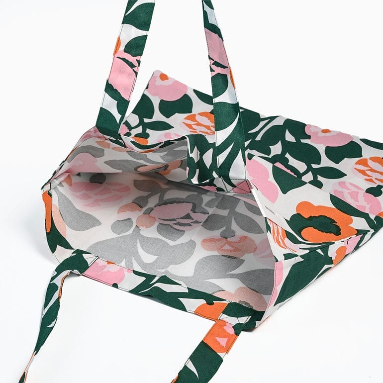 【刺しゅう名入れ可有料】マリメッコ marimekko トートバッグ ピエ二 Pieni GreenGreen ファブリックバッグ レディース グリーン 73876 073876 163 北欧雑貨 北欧デザイン  クロネコゆうパケット限定 送料無料<br>【スペシャルラッピング660円(別売り)】